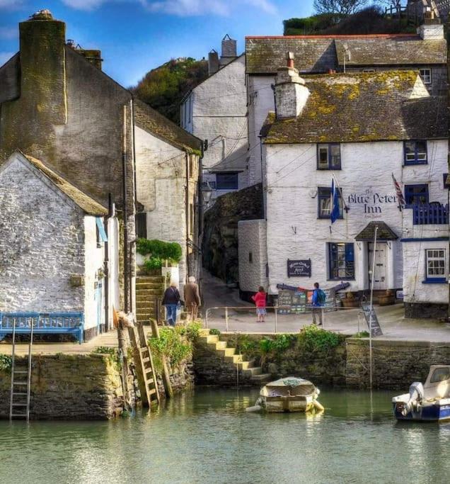 Bijou Coastal Apartment In Polperro With Hot Tub Onsite Parking Downhill Walk To Village Eksteriør bilde